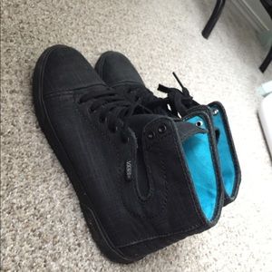 Charcoal Grey/Black Hightops